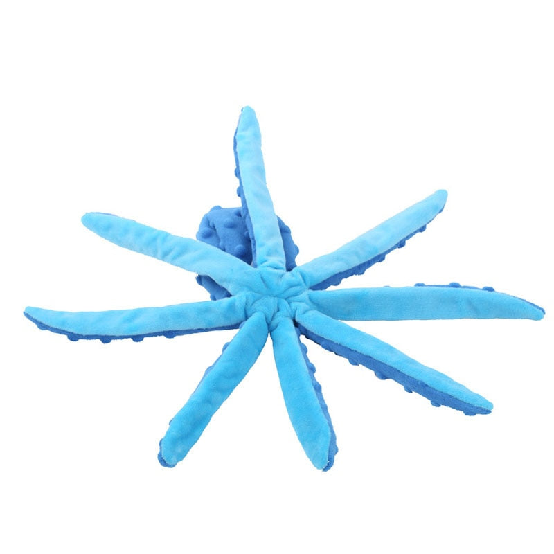 PLUSH OCTOPUS DOG TOY