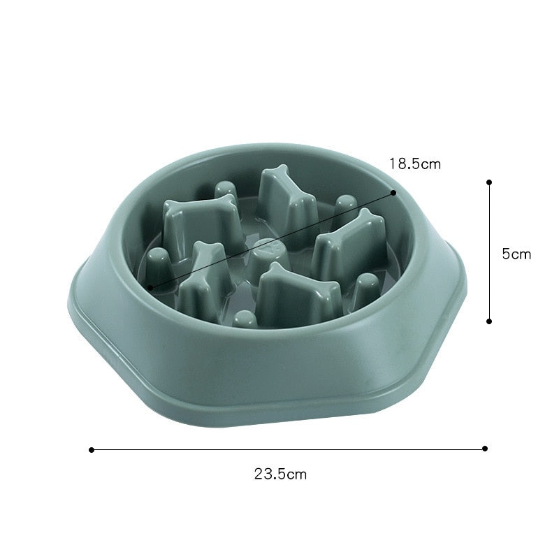 INTERACTIVE SLOW FEED DOG FOOD BOWL