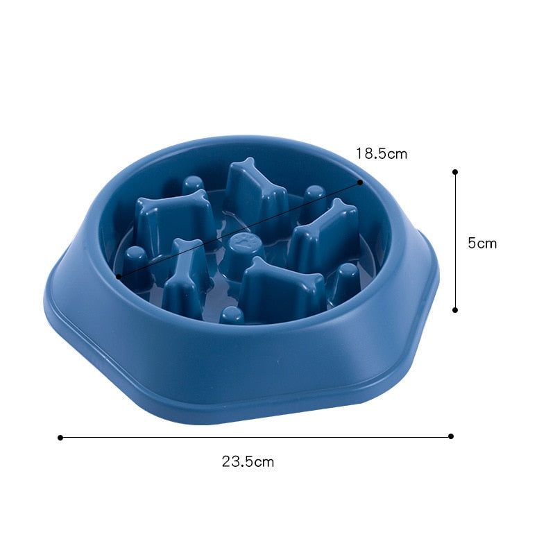 INTERACTIVE SLOW FEED DOG FOOD BOWL