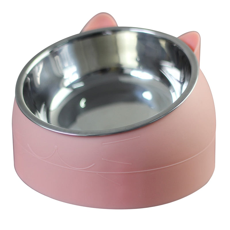 RAISED NO SLIP INSULATED CAT FOOD AND WATER BOWL