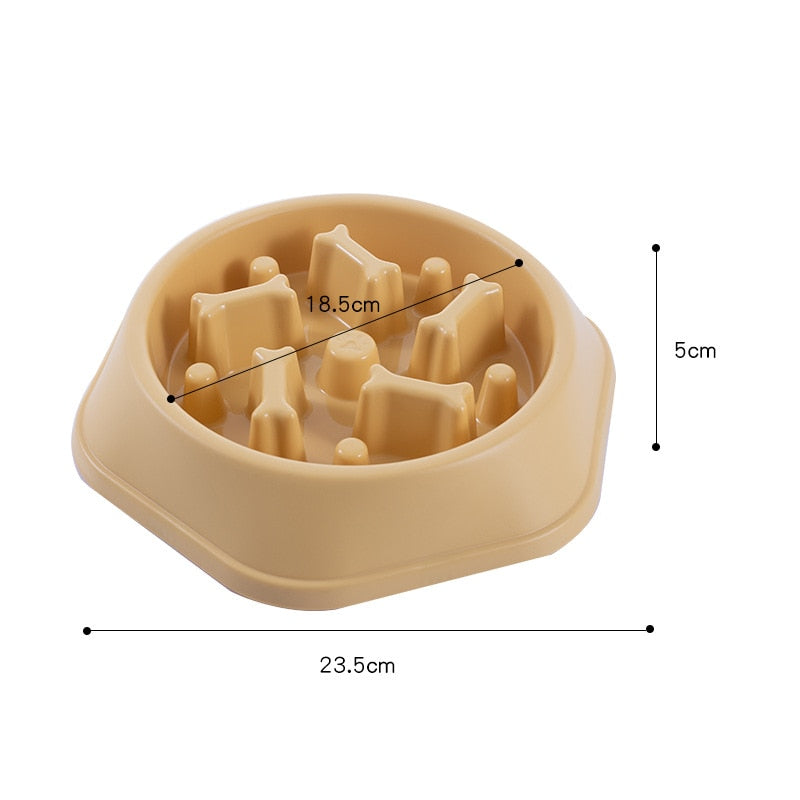 INTERACTIVE SLOW FEED DOG FOOD BOWL