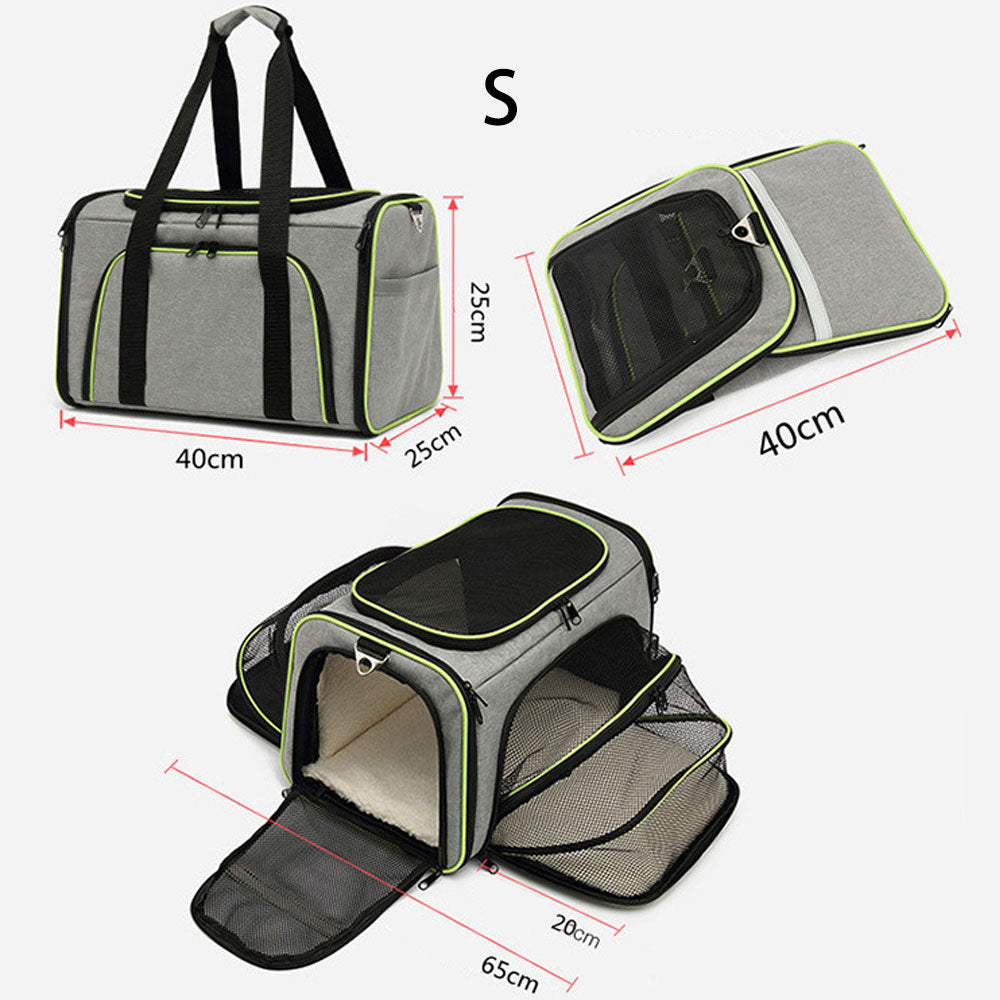 DOG CAT CARRIER BREATHABLE TRAVEL TOTE BAG