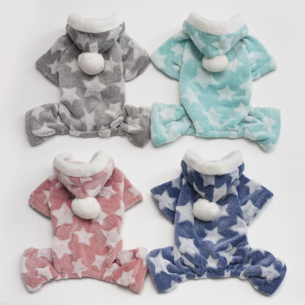 THE RISING STAR HOODED FLEECE PAJAMAS