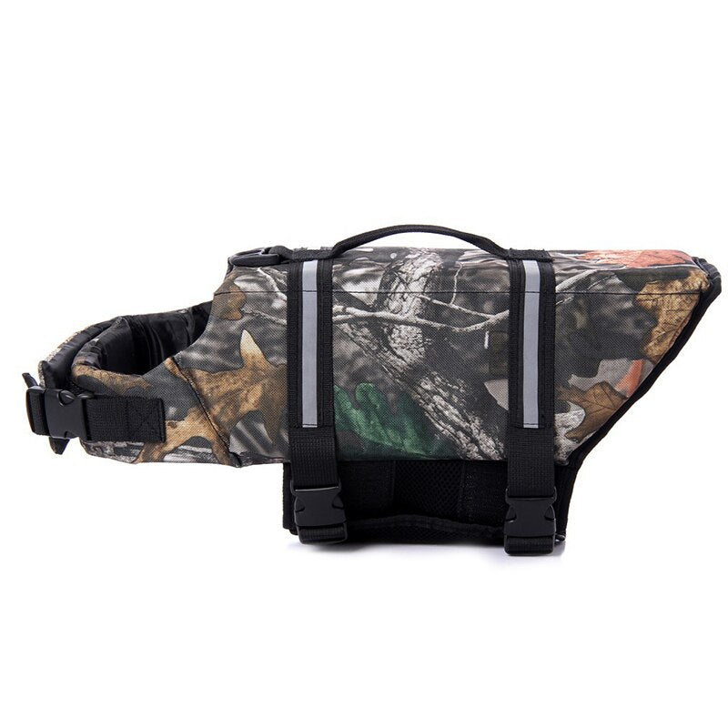 ADVENTURE CAMO DOG LIFE JACKET