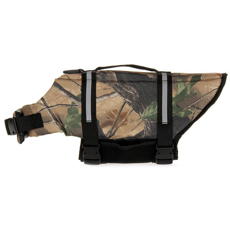 ADVENTURE CAMO DOG LIFE JACKET