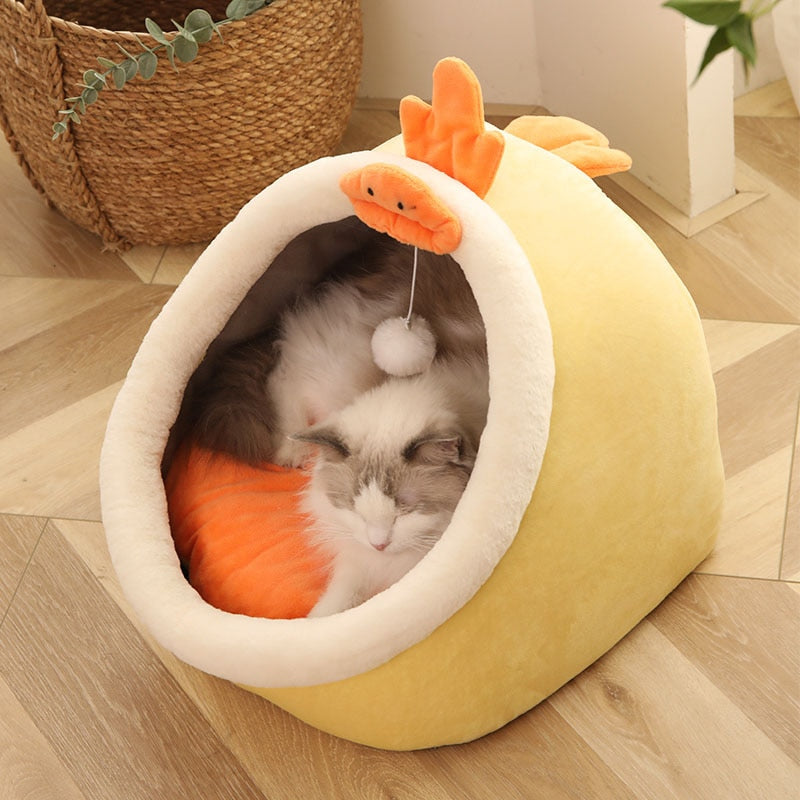 WARM PLUSH CAT NEST