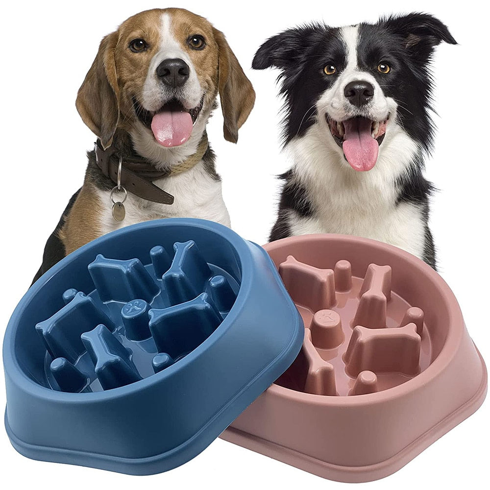 INTERACTIVE SLOW FEED DOG FOOD BOWL