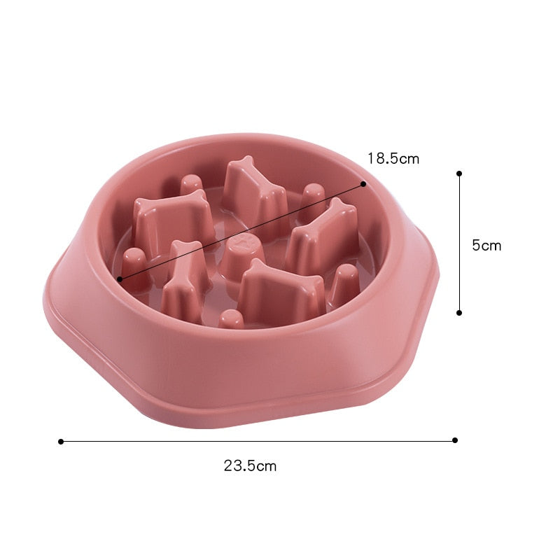 INTERACTIVE SLOW FEED DOG FOOD BOWL