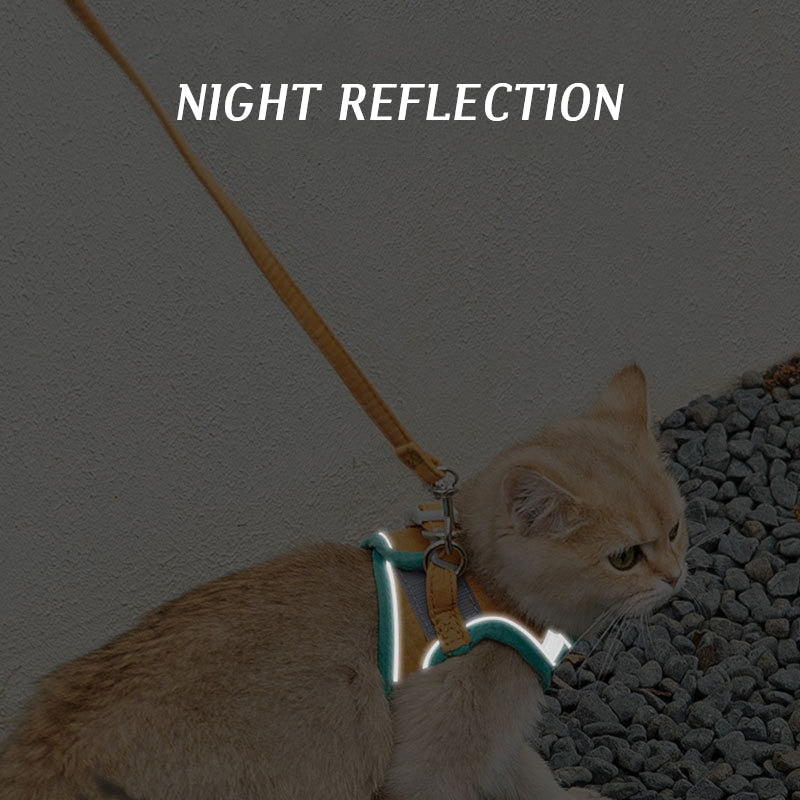 REFLECTIVE CAT HARNESS AND LEASH COLLECTION