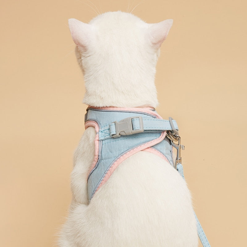 REFLECTIVE CAT HARNESS AND LEASH COLLECTION