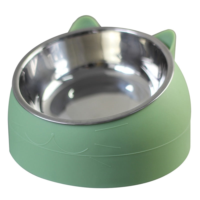 RAISED NO SLIP INSULATED CAT FOOD AND WATER BOWL