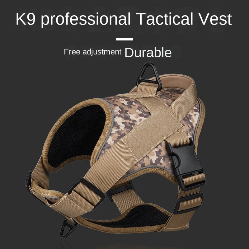 NO-PULL CAMO COMBAT HARNESS