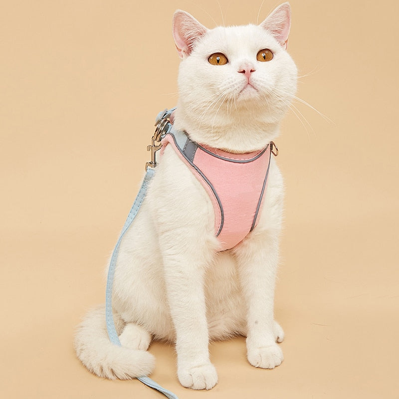 REFLECTIVE CAT HARNESS AND LEASH COLLECTION