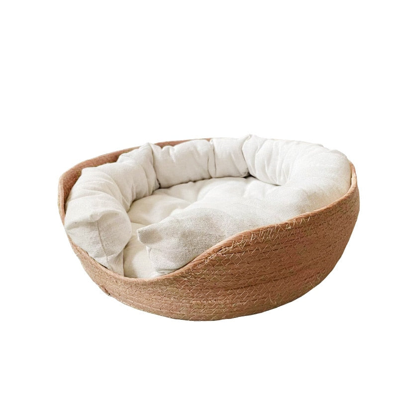 HANDWOVEN BAMBOO COZY BED