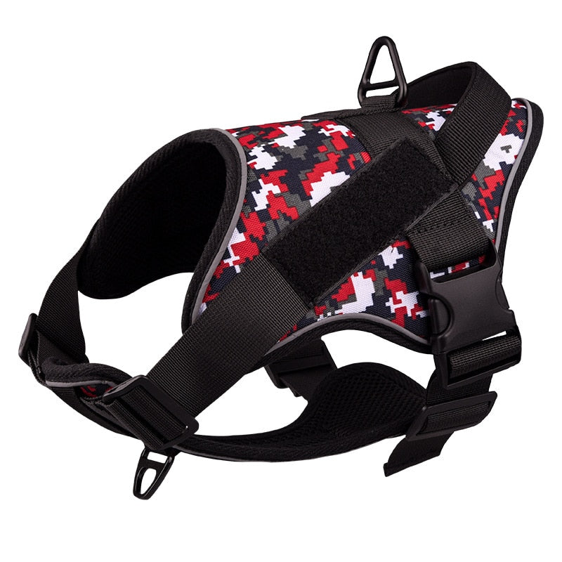 NO-PULL CAMO COMBAT HARNESS