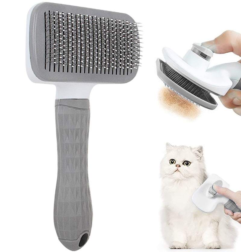 SELF CLEANING PET BRUSH