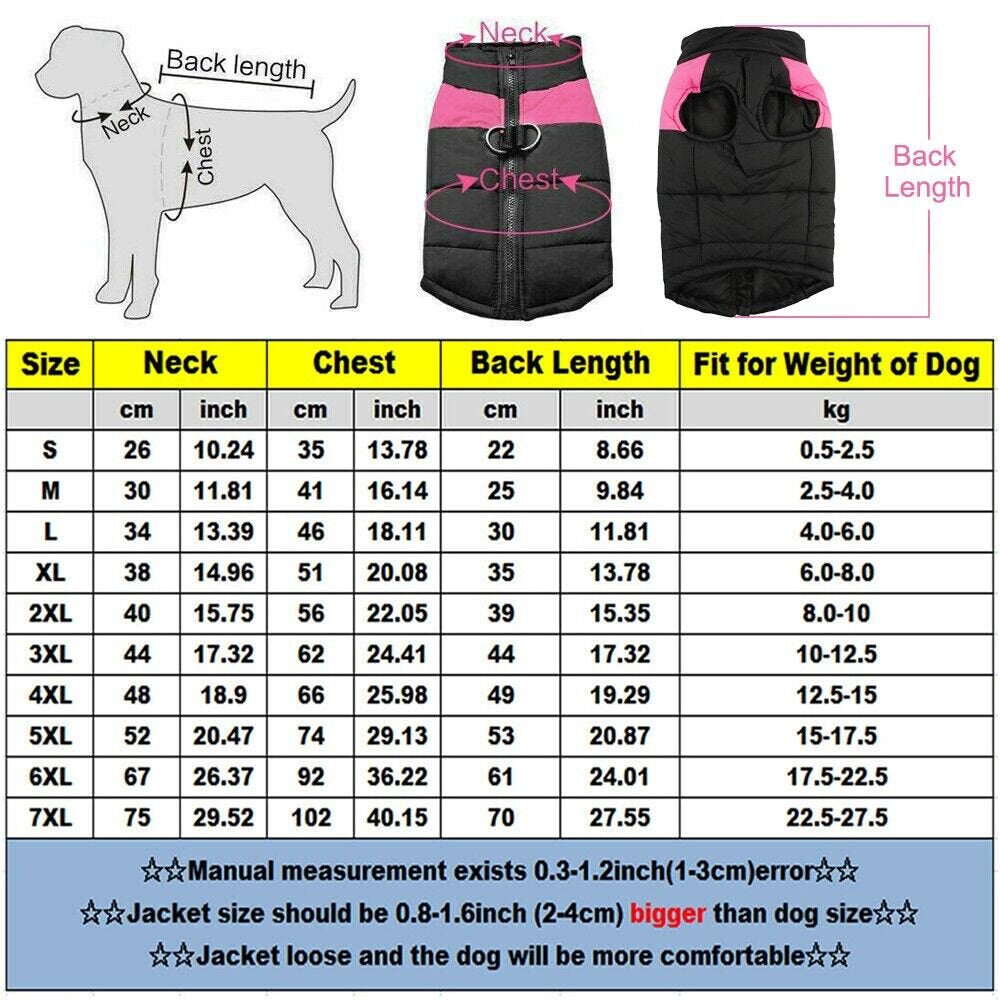 THE OFF TRAIL WATERPROOF DOG WINTER JACKET