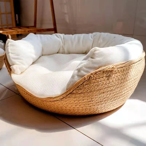 HANDWOVEN BAMBOO COZY BED