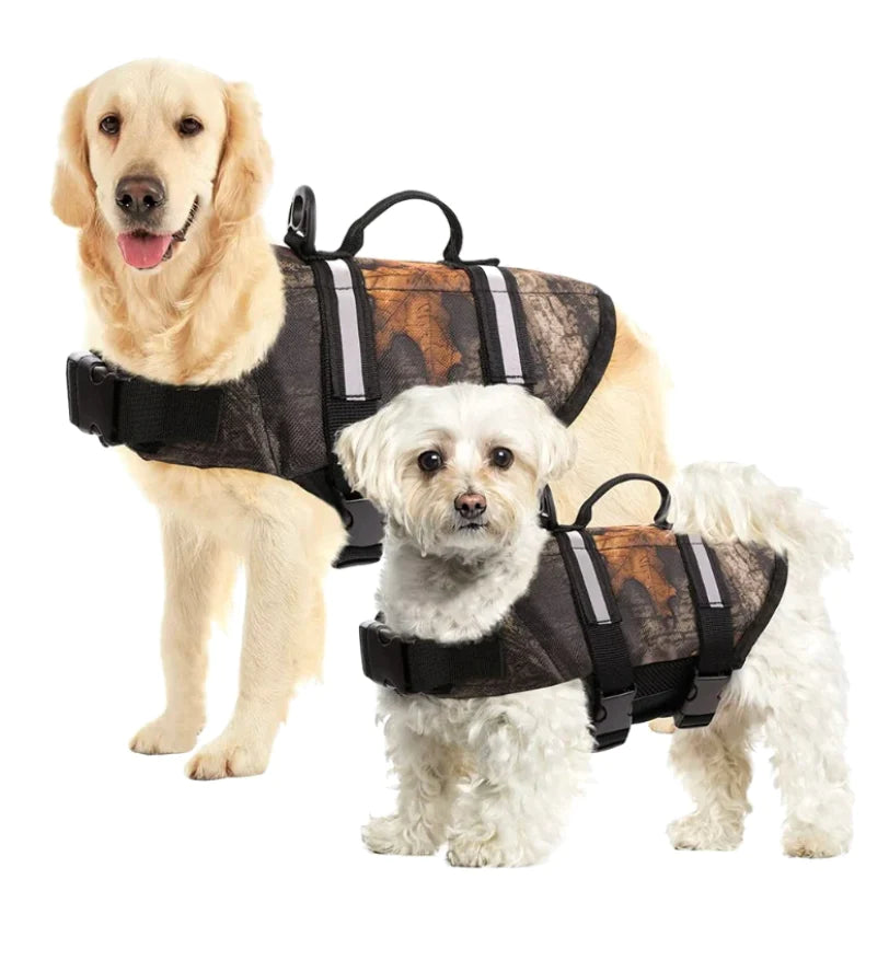 ADVENTURE CAMO DOG LIFE JACKET