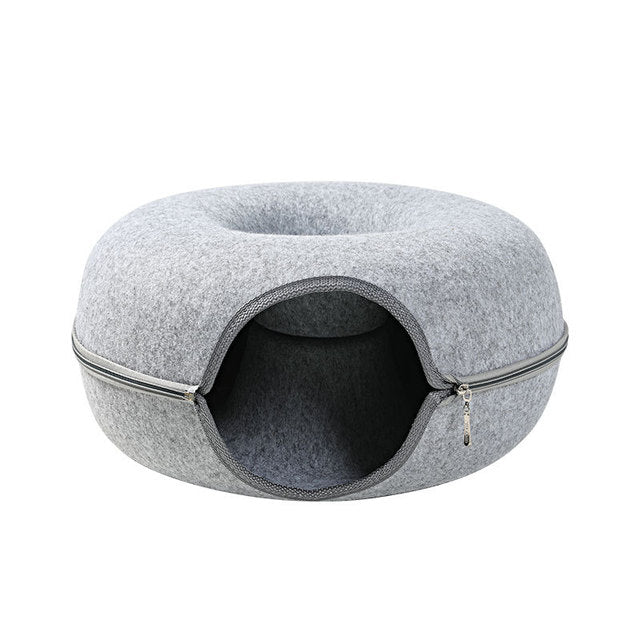 INTERACTIVE CAT TUNNEL BED