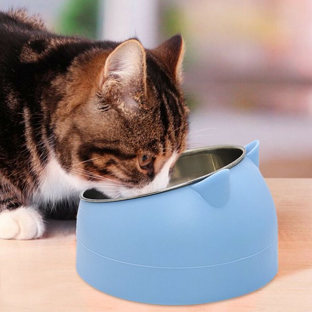 RAISED NO SLIP INSULATED CAT FOOD AND WATER BOWL