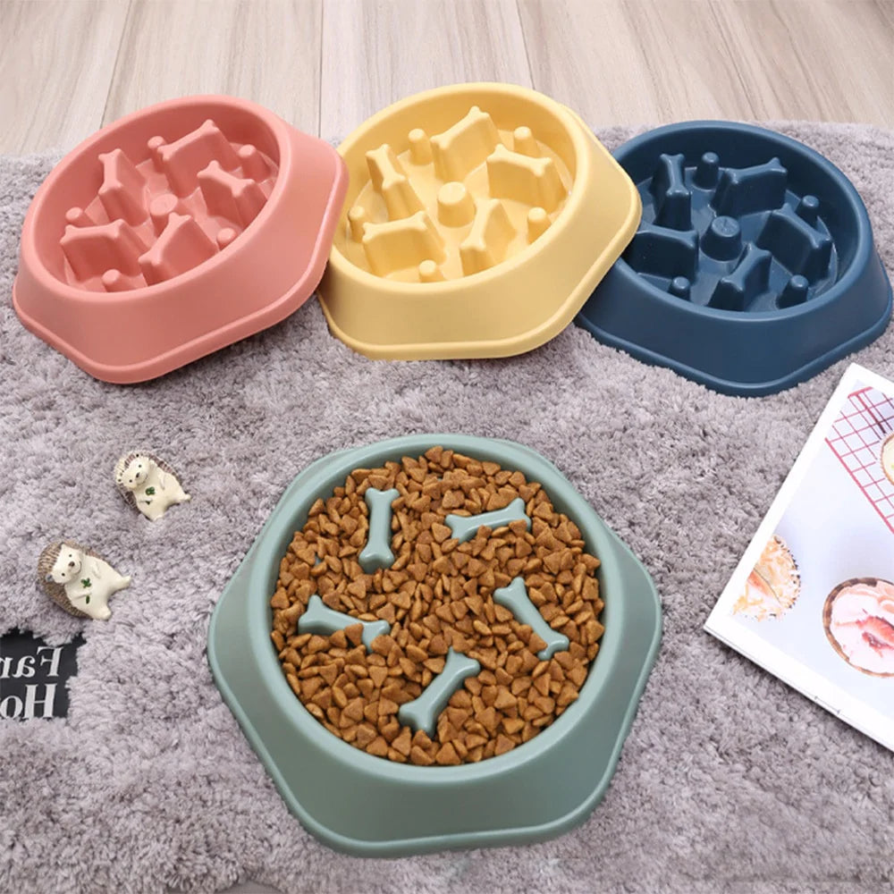 INTERACTIVE SLOW FEED DOG FOOD BOWL