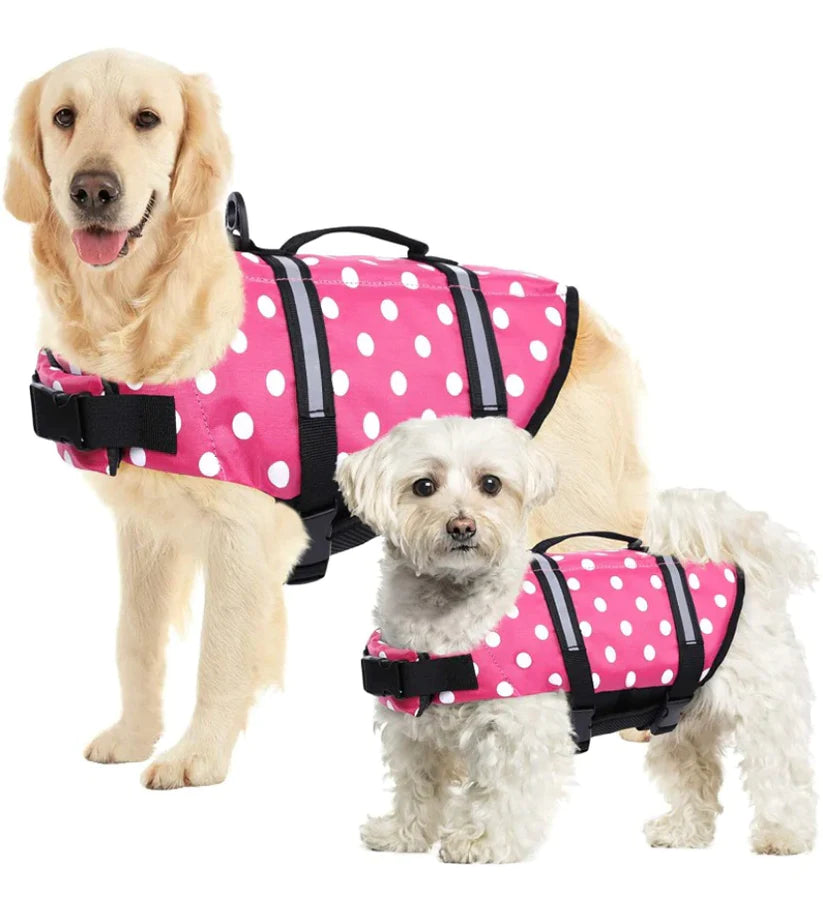 POLKA DOT DOG LIFE JACKET