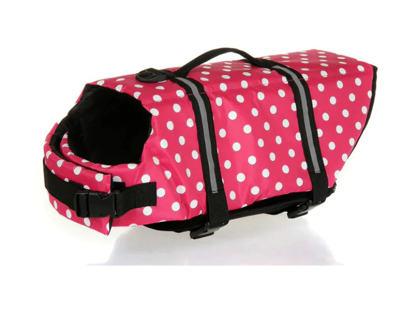 POLKA DOT DOG LIFE JACKET