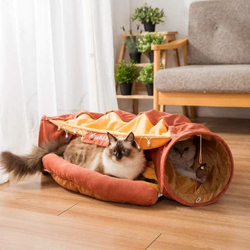 JAZZ BAR CAT TUNNEL WITH REMOVABLE CAT BED